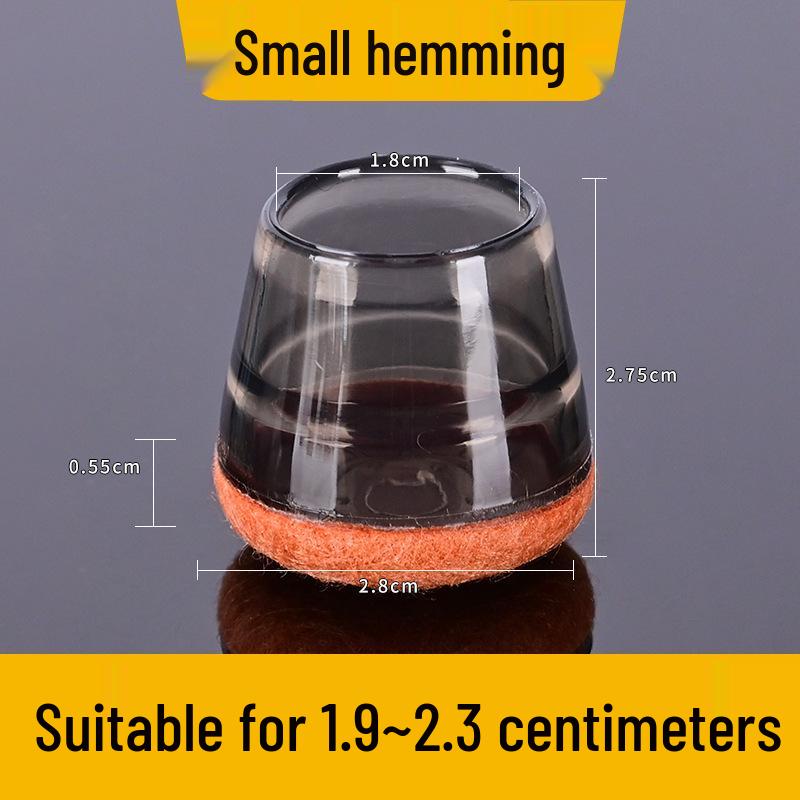 Durable Silicone Non-Slip Chair Leg Covers with Noise Reduction & Thickened Edge