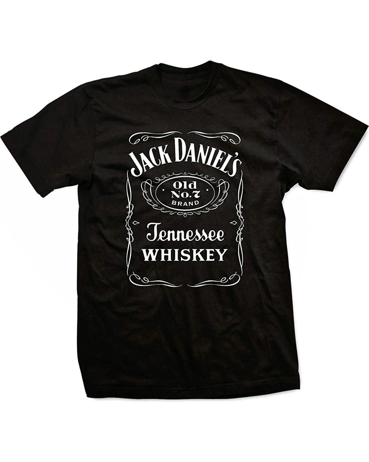 

Дорослий Унісекс Jack Daniel s Whiskey Old No. 7 Логотип Теннессі Косплей 100% Бавовняна Футболка Чоловічі Футболки Топ S