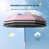 Kids' 3-Fold Retractable UV Protection Umbrella