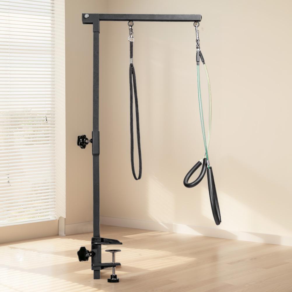 Braț de suport pentru masă de îngrijire a câinilor de companie cu înălțime reglabilă cu frânghie de reținere pentru o experiență confortabilă de îngrijire