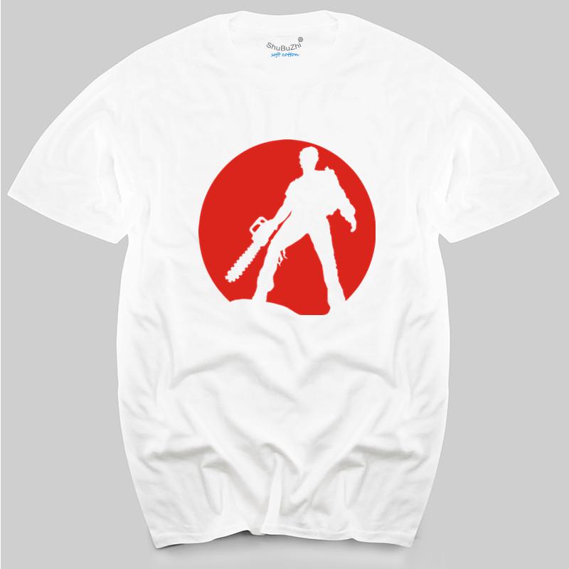 Evil Dead Ash Bruce Campbell Zombie Motosega Maglietta uomo top magliette marca maschile t-shirt estate moda top