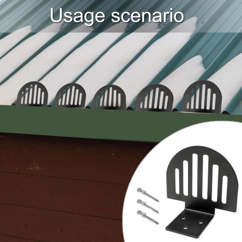 Strong Metal Roof Snowguard Fan Molded Plan Prevents Ice And Snow Avalanches Oxidation Resistant Coating For Winter Safety