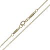 TIFFANY&Co. Open heart Necklace K18 yellow gold 4.25g Women Used