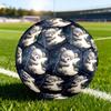 1pc Bear Moon Night Size 5 Soccer Ball Professional Match Training Football Indoor &Outdoor Sports Ball Training Ball Lightweight Durable Y41