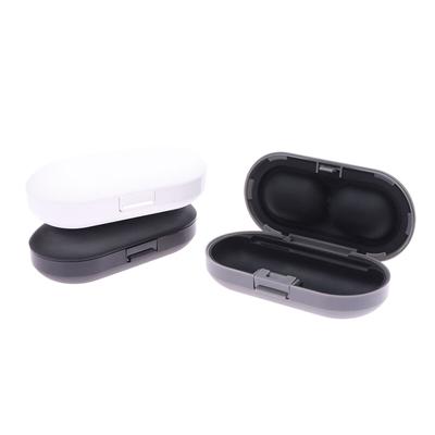 Scatola Custodia per Apparecchi Acustici in Plastica Silicone Organizer Protettivo per Amplificatore Sonoro Apparecchi Acustici BTE Accessori