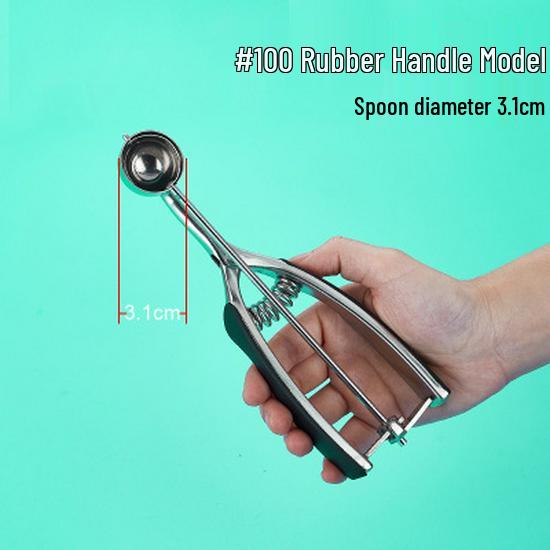 INOX 304 Stainless Steel Ice Cream Scoop/Baller for Hotels & Cafeterias