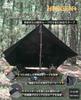 GOGlamping Square Tarp TC Square Tarp Polycotton Bonfire Safe Loops e nastro impermeabile speciale 500mm resistente alla pressione dell'acqua idrorepellente leggero