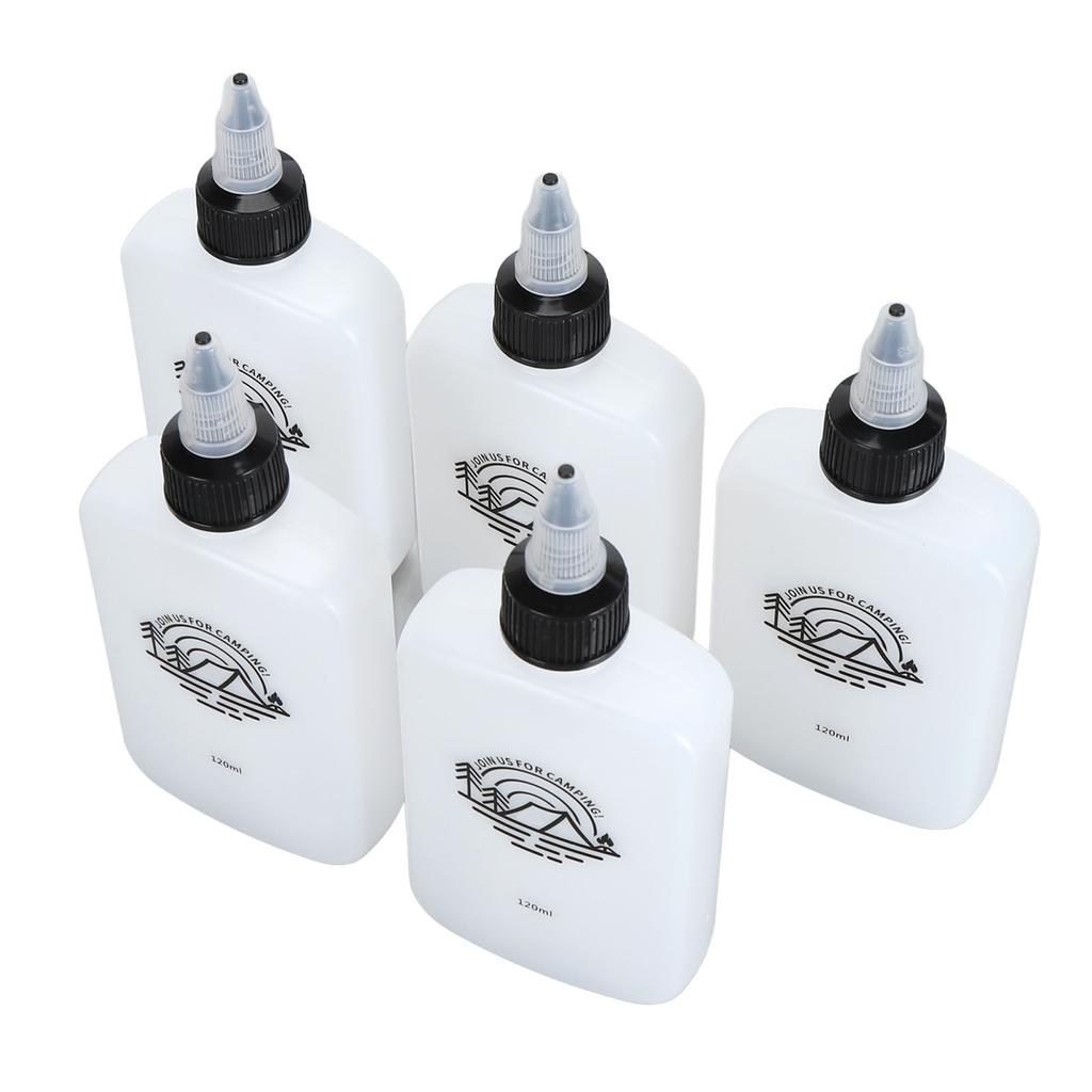 5 ks Malý dávkovač oleje 120 ml Nepropustná přenosná kompaktní láhev na olej s otočným víčkem na ocet
