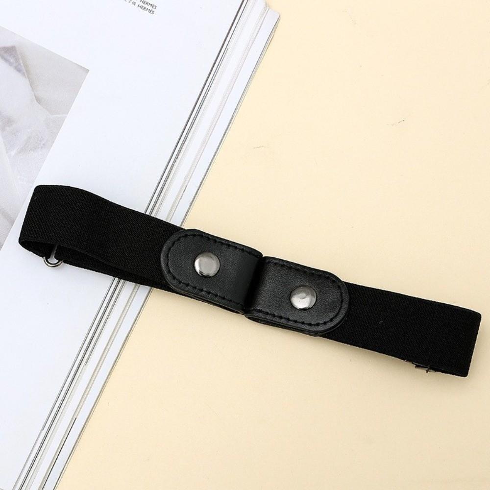New Easy To Wear Invisible Belt Canvas Stretch Elastic Elastic Waist Band Adjustable Waist Tighten Belt Daily Use
