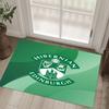 Hibernian FC Design Crystal Velvet Carpet Cozy Non?Slip Printed Rug For Bedroom Living Room Entrance