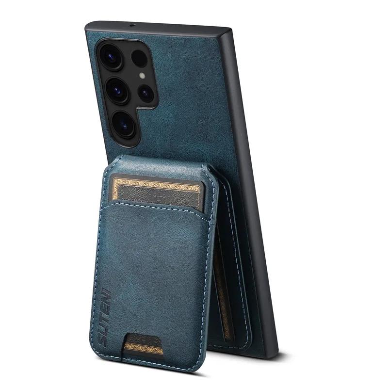 Multifunctional Magnetic Leather Phone Case For Samsung Galaxy S26 Ultra S25 Plus Ultra S24 S23 S22 Ultra Plus S21 Note20Ultra