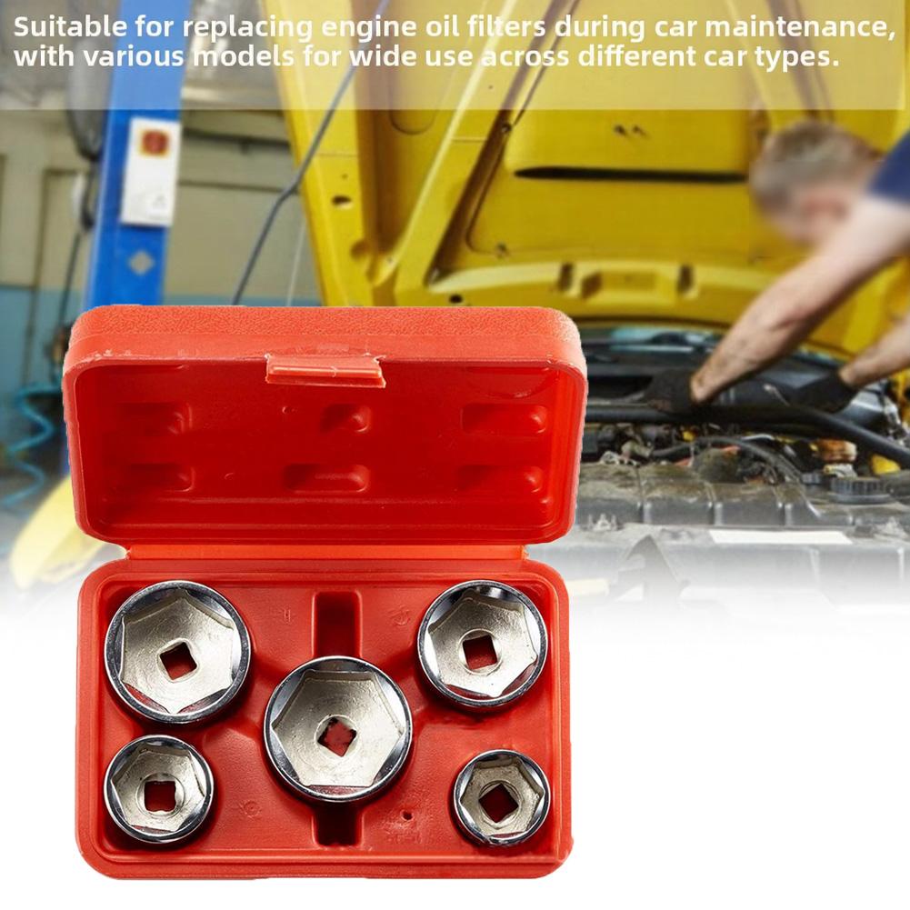 Oil Filter Cap Wrench Tool Made for Mechanical Durability and Precision Fit a Range of Common Vehicle Applications