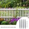 55KF 4Pcs Fence Post Anchors Ground Spikes Wooden Post Anchors Ground Spikes Swing Fixings Windproof Rainproof Swing Ground