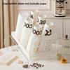 Plastic Disposable Cup Storage Holder Adjustable Space Saving Foldable Paper Cup Holder Portable Mug Display Stand