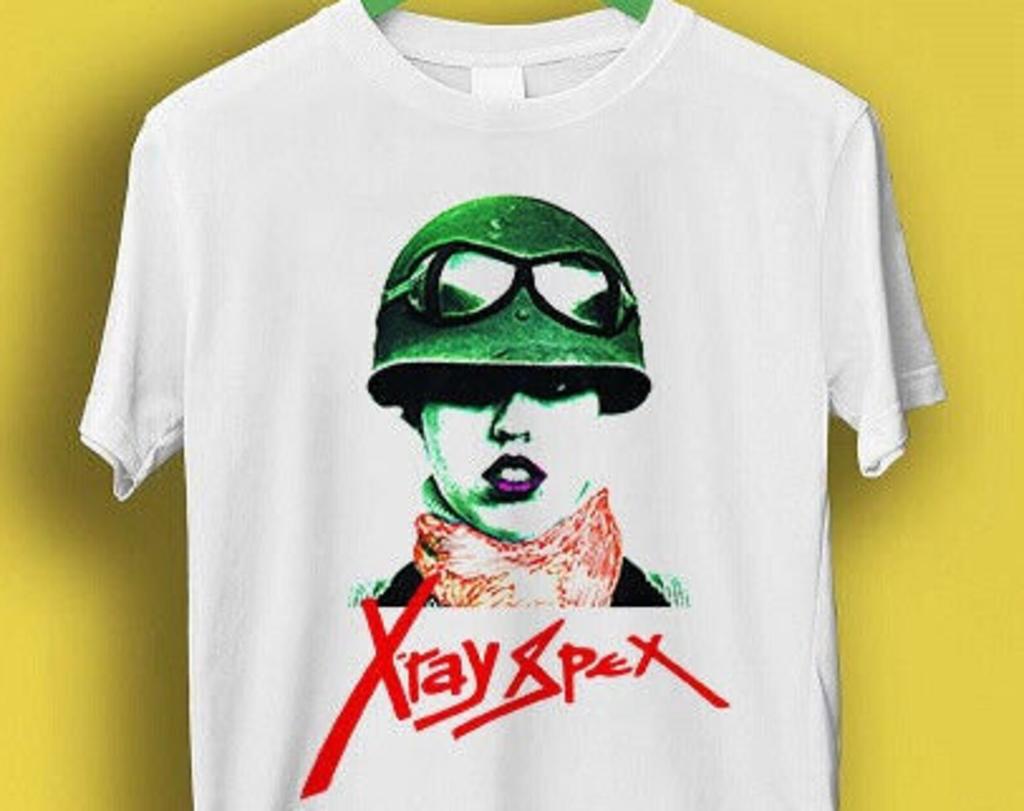 X-Ray Spex Punkrockowy zespół muzyczny Retro Cool Top T-shirt P4103