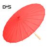 20/30/40/60/85CM Colorful Paper Umbrella Chinese Style DIY Crafts Decorative Oil-paper Painting Umbrella Bamboo Handle Oriental Parasol Party Favors