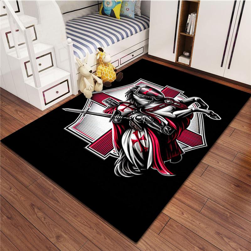 Knights Templar Rug - home decoration Carpet For Living Room Bedroom Flooring Computer Chair Area Rug