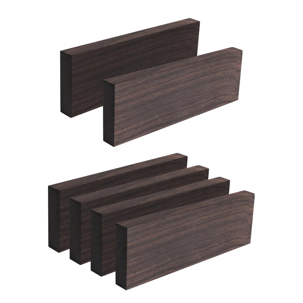 2/4pcs Black Ebony Block Lumber Guitar Wood Material Timber Handle Plate for Music Instruments DIY Blank Crafts Tools