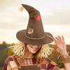 Leichter Vogelscheuchenhut Faltbarer Halloween-Zaubererhut Neuheit Hexenhut Halloween