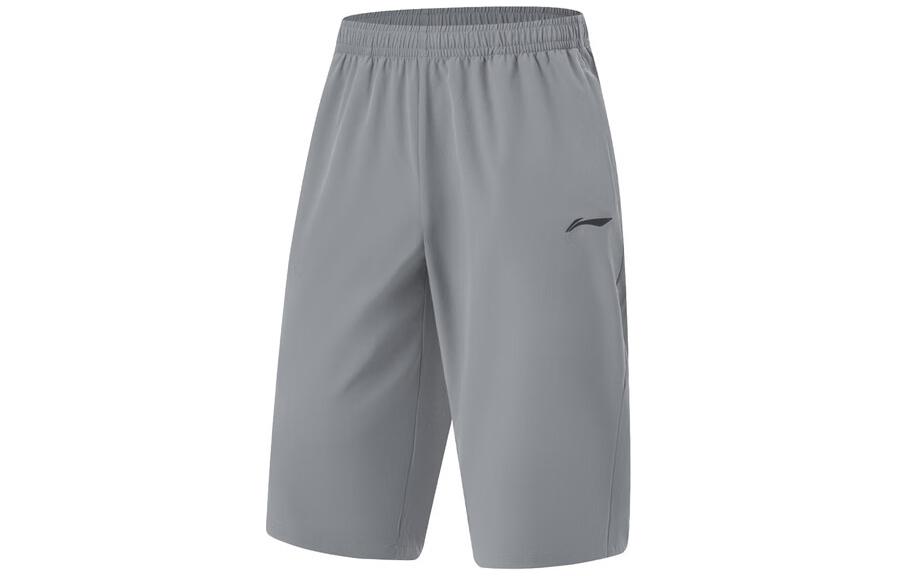 Li Ning Fitness Series Sports Shorts Men s Shadow Gray AKQU401-2 L