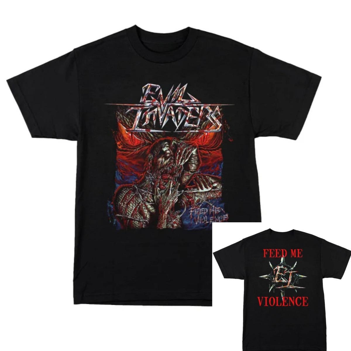 Evil Invaders Shattering Reflection Is A Casual T-shirt Luxury Brand for Both Men and Women S разноцветный