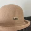 New basin hat women's spring and autumn hat versatile crimped bucket hat dome top top hat summer sun hat