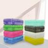 Transparent Pencil Box Hard Plastic Pencil Case Crayon Pen Box Sketch Pencil Case Stacking Office Supplies Organizer Box