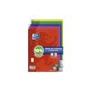 Cahier - Oxford - Multicouleur - A4 - Lot de 5 - Quadrillé - Couverture souple