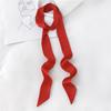 Einfarbig Schmaler Streifen Schmaler Schal Damen Schal Taillengürtel Stirnband Krawatte Taschenband Schleife Band