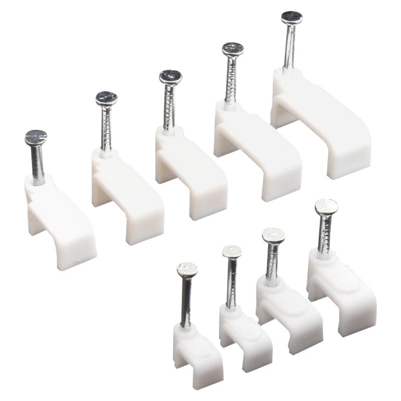 Steel Nail Wire Clips for Cable Management