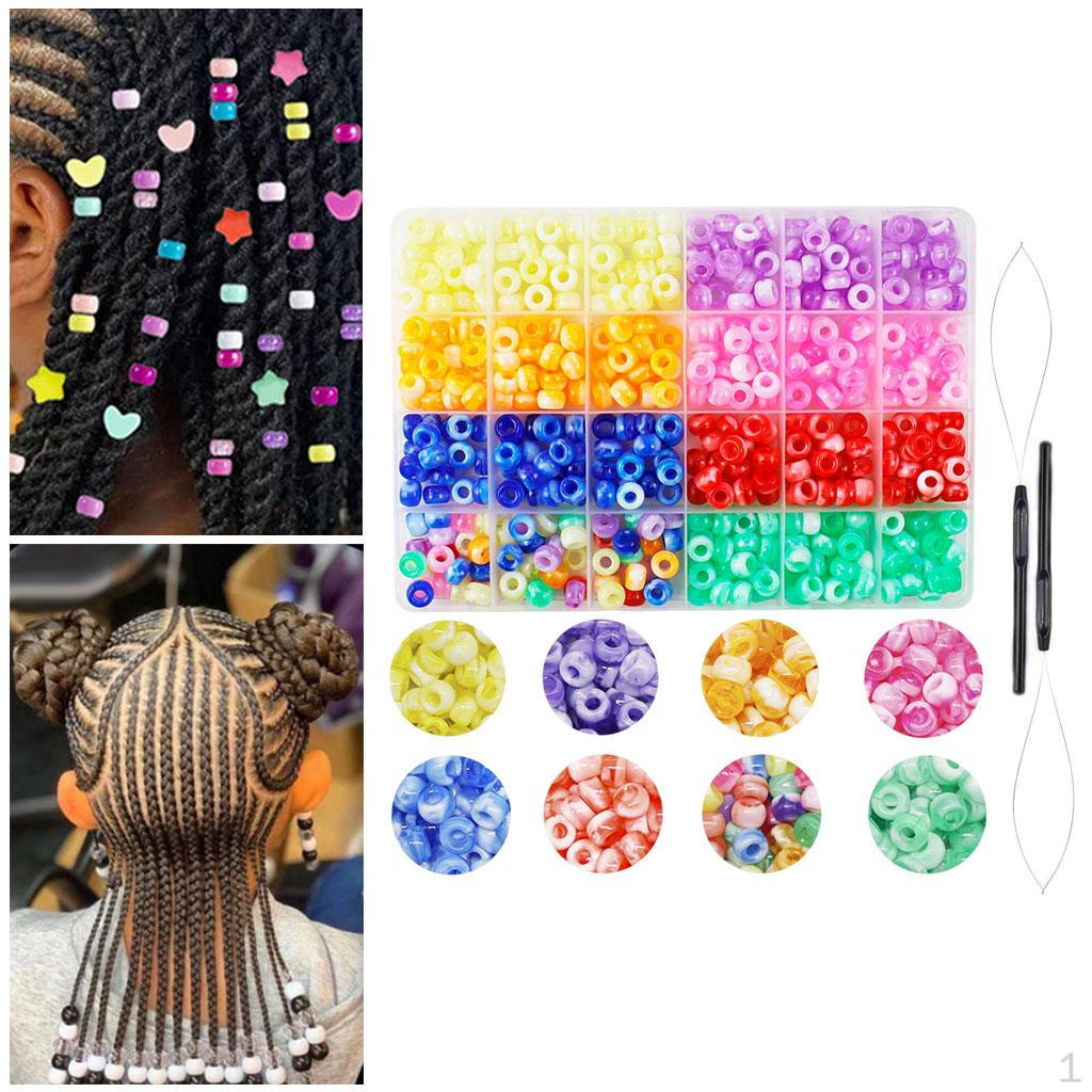 

480- Hair Beads Multicolor Decoration for Make up Wig