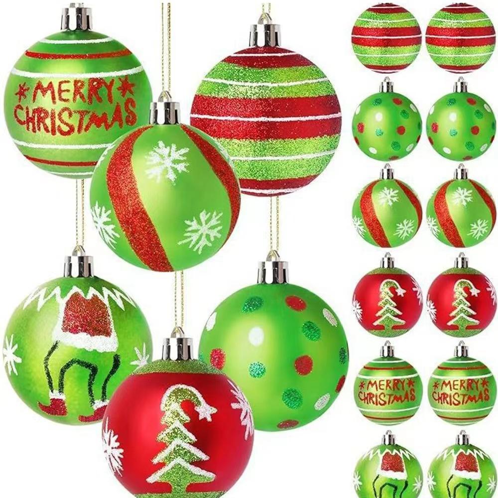 Runtowo 12pcs 6cm Christmas Balls Christmas Tree Pendant Merry Christmas Decor for Home Xmas Gifts Navidad 2026 New Year 2026