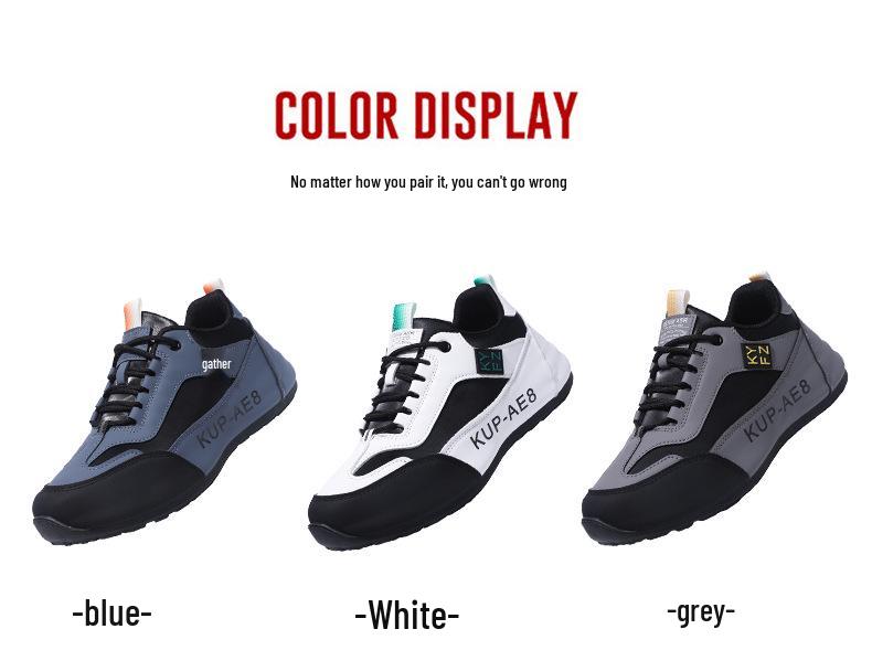 Men's Trendy Casual Sports Shoes, Lightweight & Soft Sole, Height Increasing for Autumn & Winter