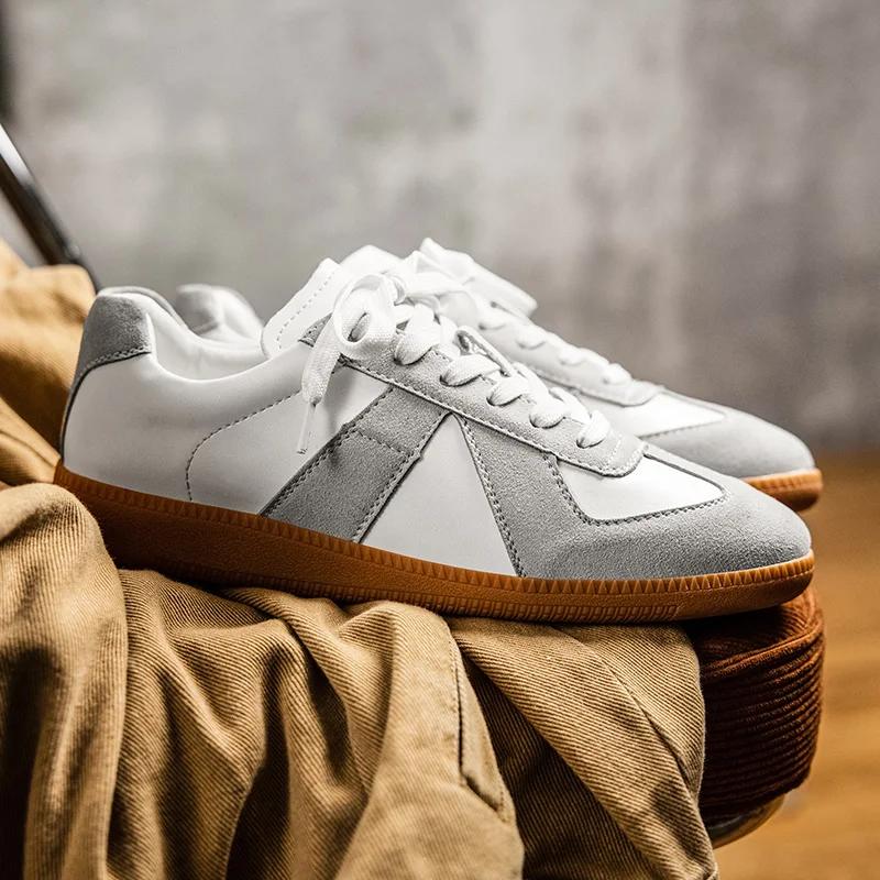 2025 Comfortable Men's and Women's Popular Casual Men's Shoes Mesh Shoes Leather German Training Shoes Sports Casual