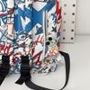 Graffiti Print Backpack Junior High School Student Lightweight Schoolbag Men and Women Large Capacity Backpack