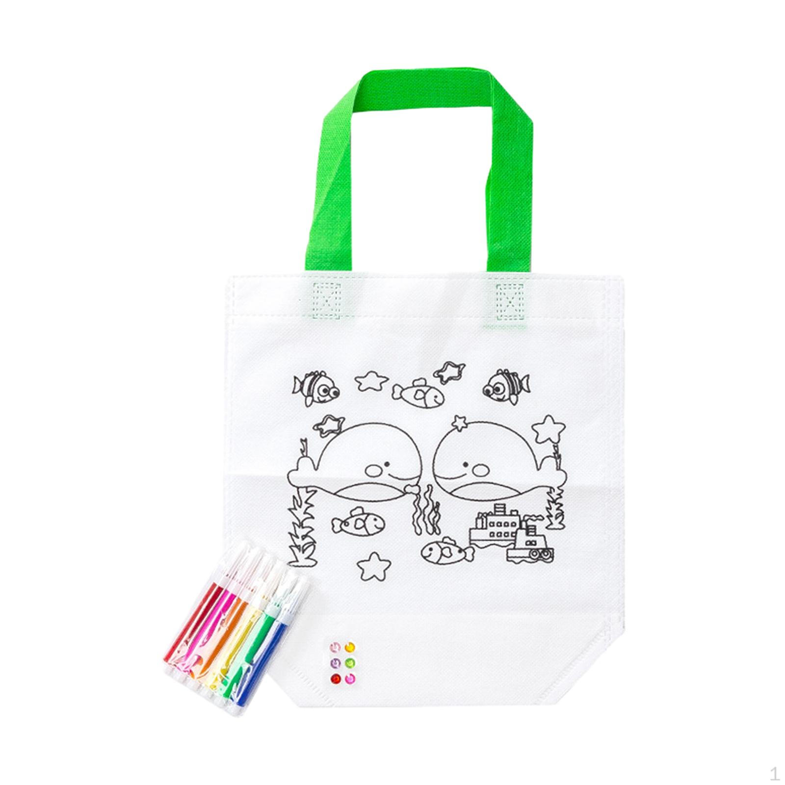 Creative Art - DIY Colorful Bag with Pens Fish