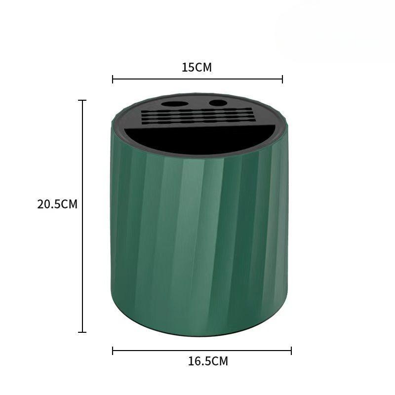 

Кухонный вращающийся держатель для ножей, органайзер для хранения столовых приборов, многофункциональный органайзер для посуды с дренажем, подставка для палочек для еды, кухонный органайзер