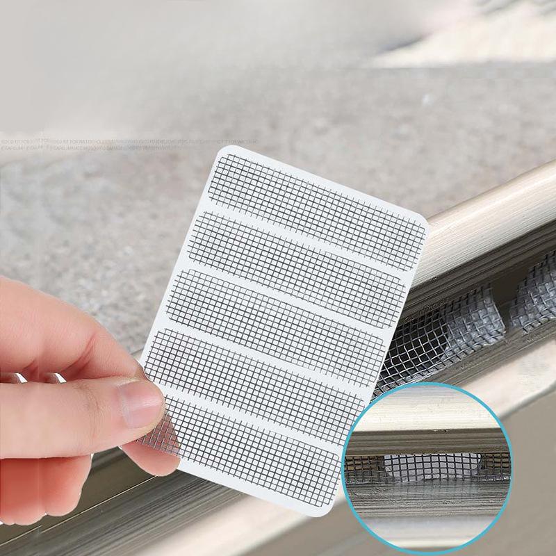 Selbstklebendes Reparaturband für Fenstergitter, Moskitonetz, zum Abdecken von Löchern, Netzaufkleber, Anti-Mücken-Band für Fenster und Türen