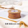 30M/1mm Hand-rubbed Cotton Threads for Hand-woven Knot Rope Necklace Braided Bracelet Yarn Thread Diy Craft Accessory Line