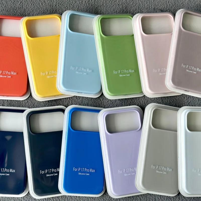 Al Official Silicone Case For For Iphone 17ProMax 16 13 12 1 14 Pro Phone Cases For For Iphone 16 13Pro 17 11 14 1 Pro Max Cover