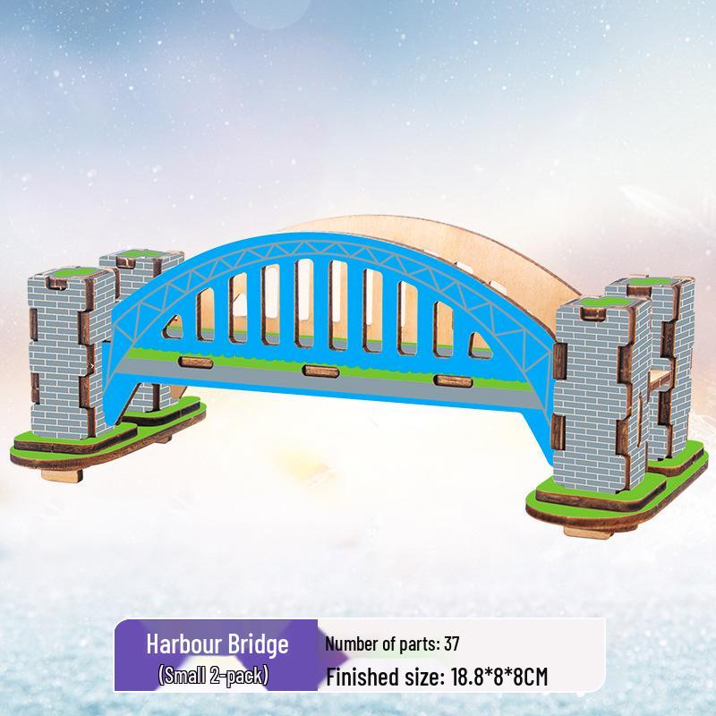 3D Holzpuzzle Modellspielzeug für Kinder ab 6 Jahren - Handgefertigtes Lernspielzeug