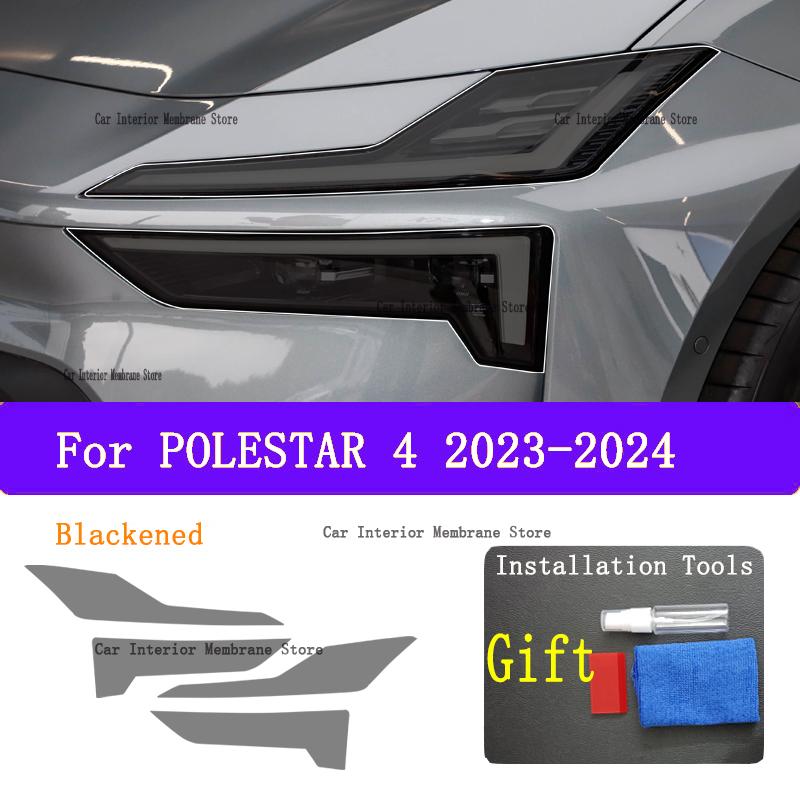 Priekš Polestar 4 -2024 TPU dūmakaini