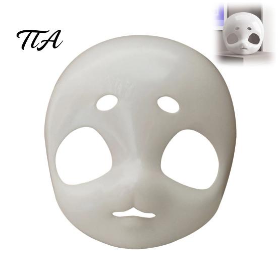DIY Animal Mask Base for Fursuit, 3D Cosplay White Costume Supplies Mask, Blank Furry Therian Halloween Parties Head