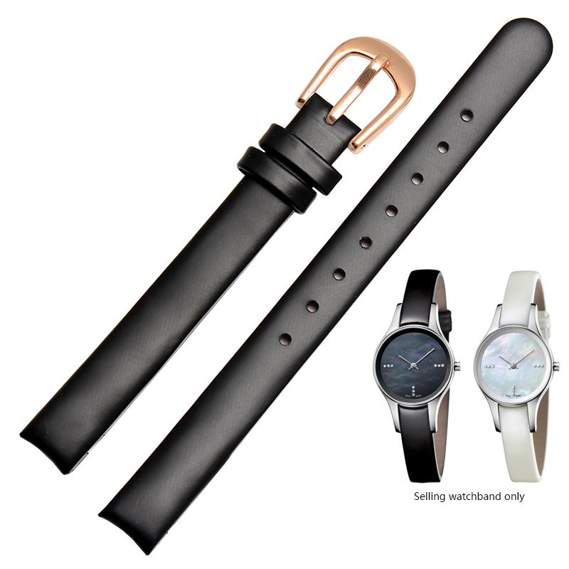 

10 мм Высококачественный Ремешок для часов из натуральной кожи Для ремешка для часов K43231/K43232 K43235 K4323130 K4323209 Патентный Дугообразный Женский Браслет 10mm