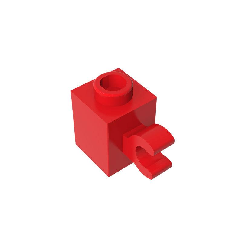 50pcs 60476 Modified 1x1 with Clip Horizontal Grip Building Block Toy Compatible Accessories DIY MOC High-tech