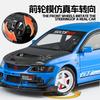 New Style 1:24 Mitsubishi EV09 carbon fiber modified version Alloy Model Car  Exquisite Toy car boys Gift collectibles