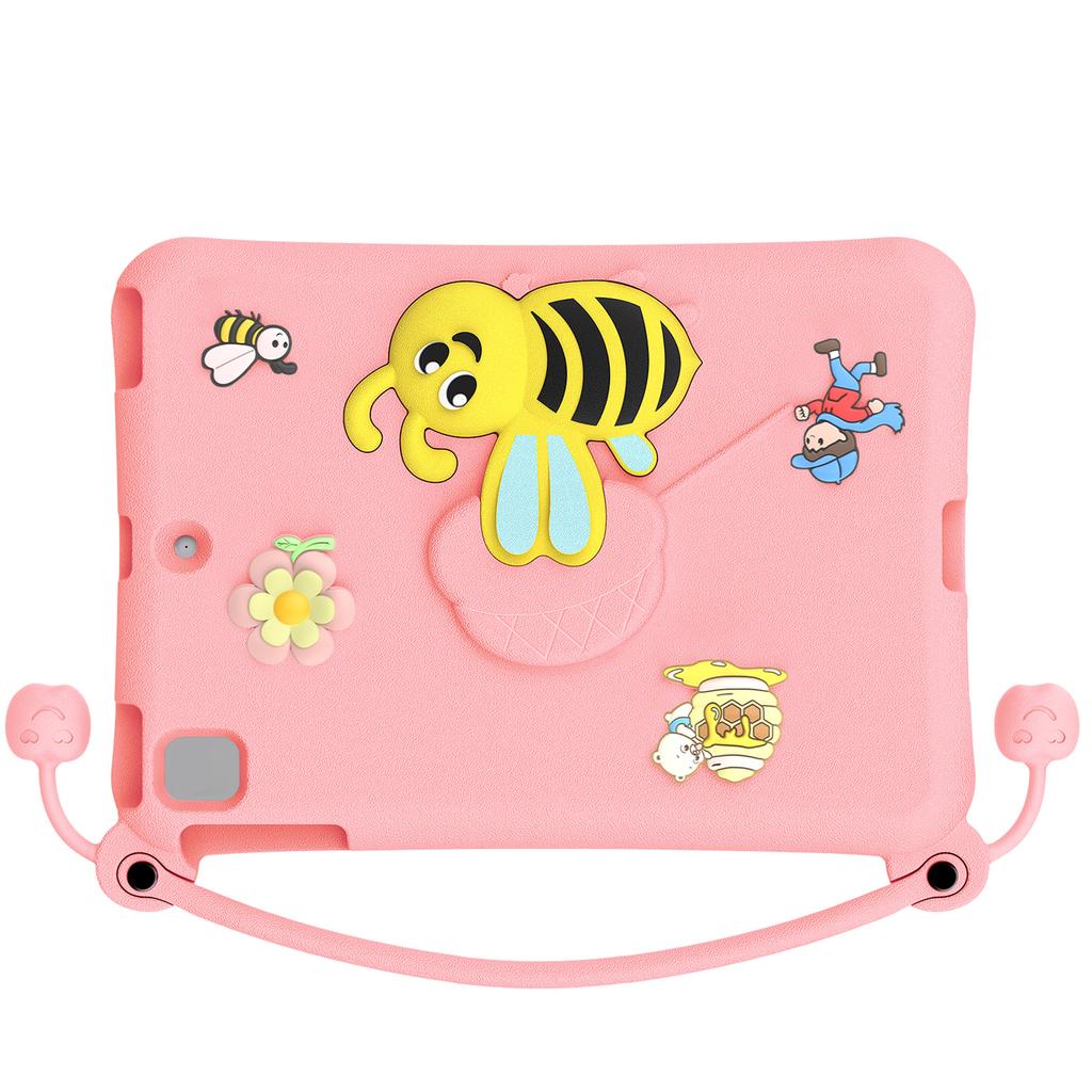 Étui de Protection en EVA Motif Abeille pour iPad Pro 9.7 Pouces Air 1 2 Protecteur antichoc avec Support Rose
