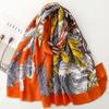Retro Bohemian Women Viscose Scarf Big Size 88*180cm Cotton Linen Feeling Soft Shawl Tassel Hijab Wrap Summer Soft Beach