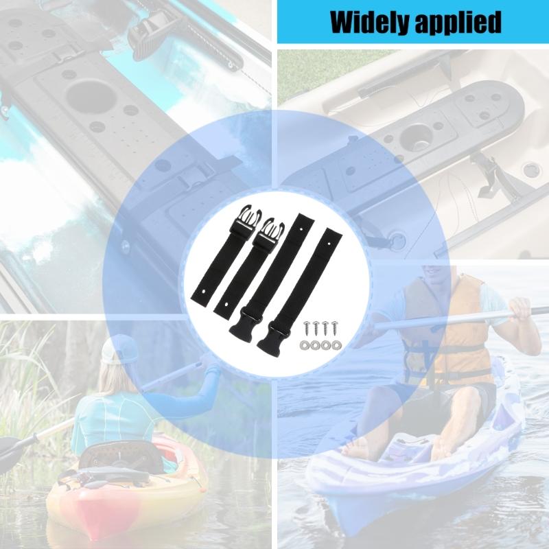 Nylon Kayak Boats Replacement Center Consoles Lid Strap Hatches Lid Mount Fixing Webbing Rope Quickly Release Moving Strap