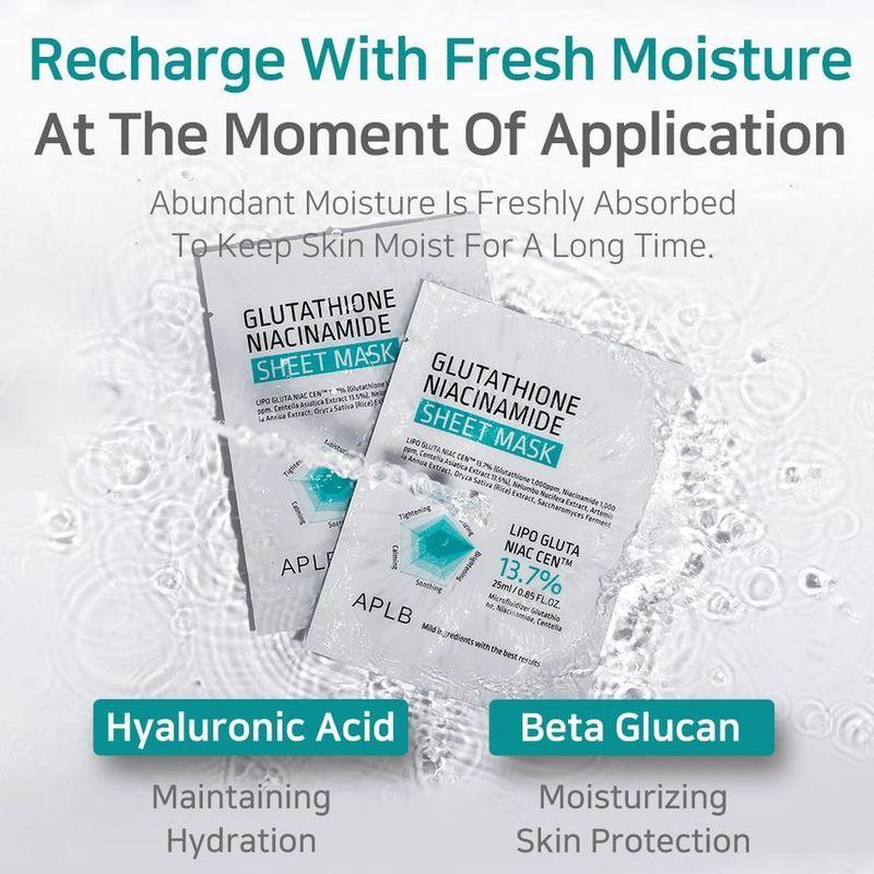 APLB - Glutathione Niacinamide Sheet Mask